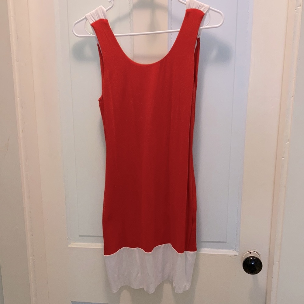 Red & White summer dress